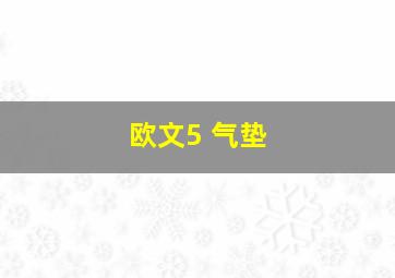 欧文5 气垫